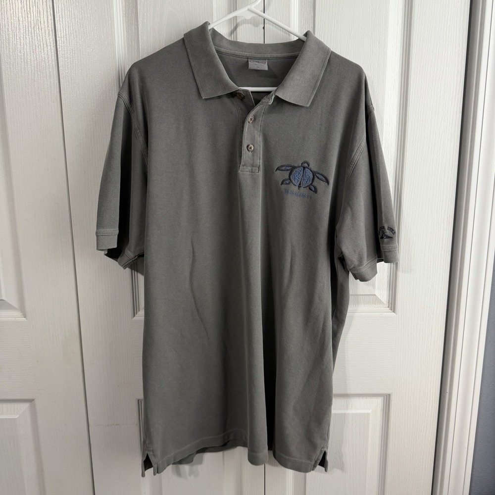 Crazy Shirts Hawaii Original Peruvian Cotton Polo Men's Size XL Embrodiered Logo